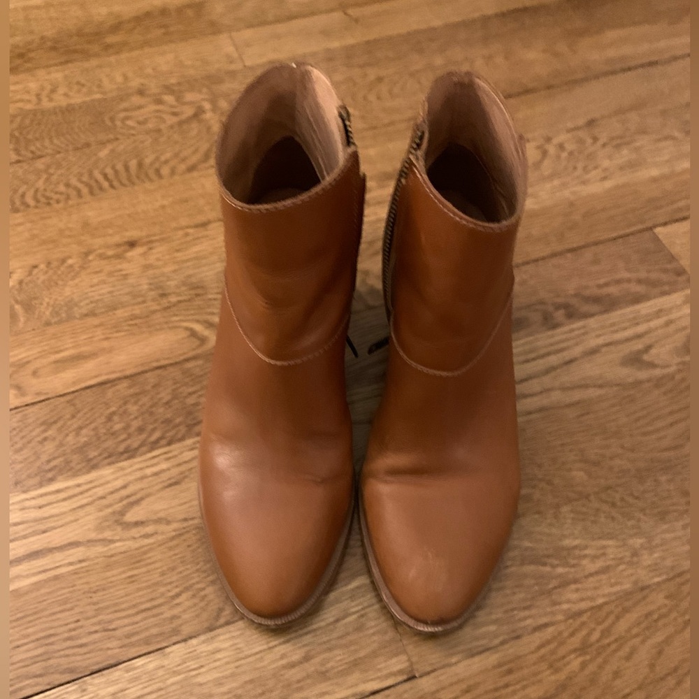 Madewell Rosie Ankle Boot in English Saddle Leather